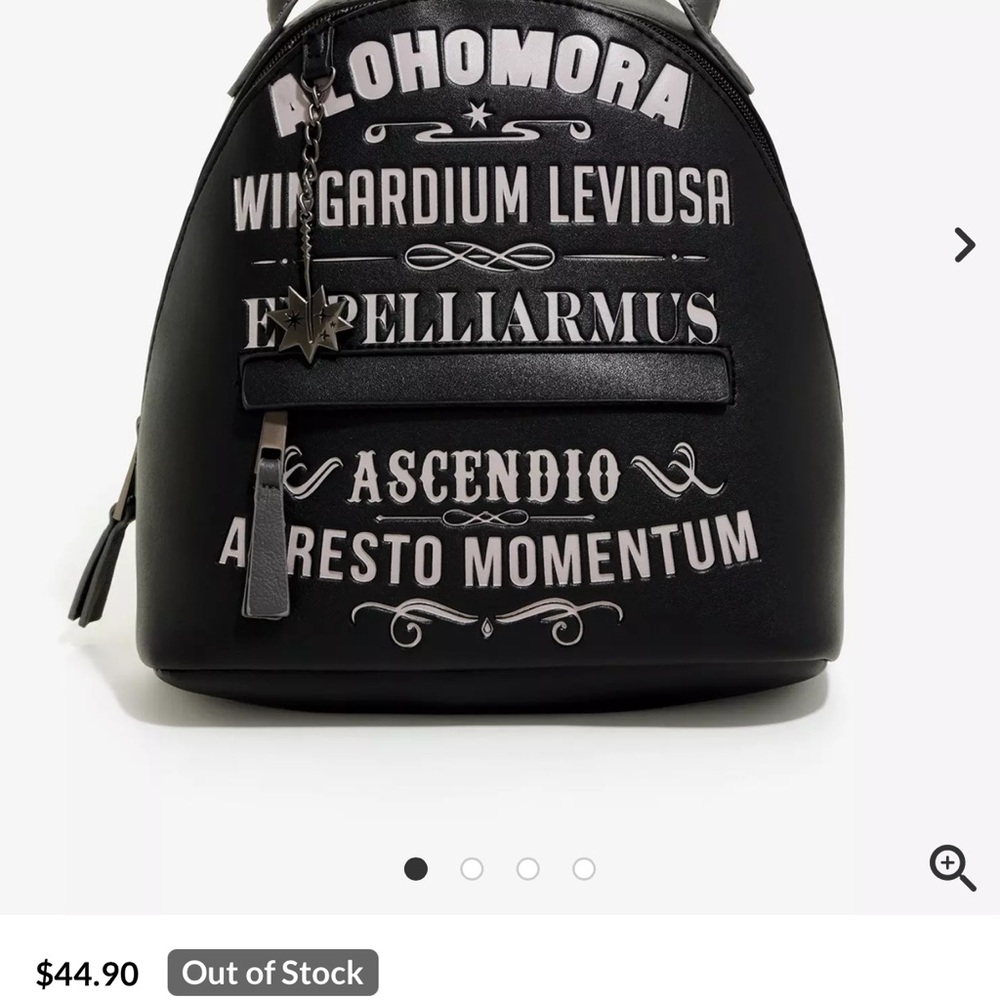 Harry Potter Spells mini backpack.